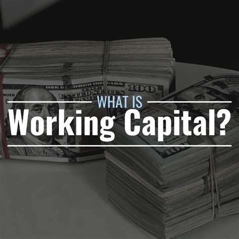 What Is Working Capital Definition Formula