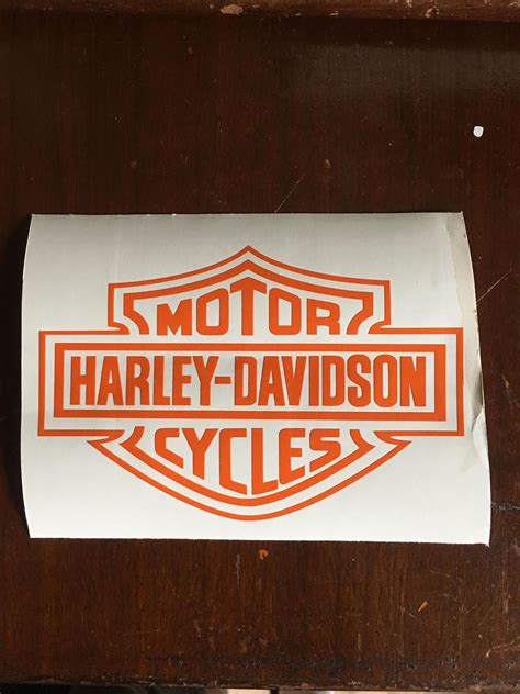 Harley Davidson Logo Decal Motorcycle Truck Car Sticker Etsy
