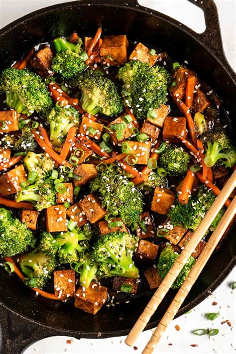 A Delicious And Easy Stir Fry Recipe Tofu And Veggies With A Ginger