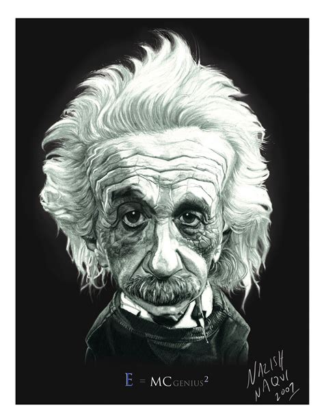 Albert Einstein Albert Einstein Caricature Einstein