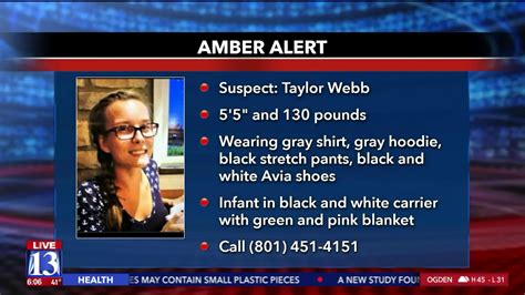 Utah Amber Alert Activated For Missing 3 Week Old Girl