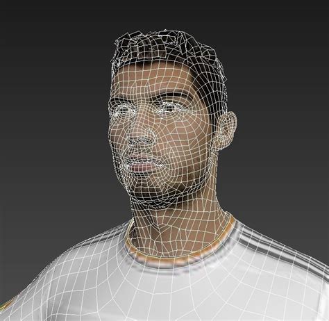 Cristiano Ronaldo 3d Model Game Ready Animated Rigged Max Obj Fbx