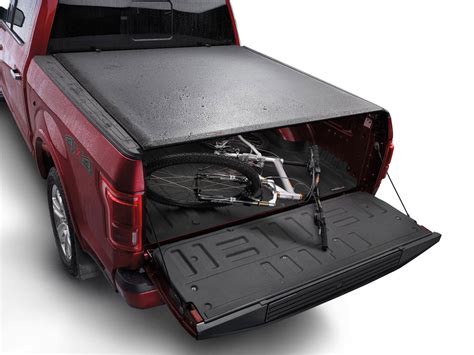Weathertech 8rc1365 Roll Up Truck Bed Cover Ford F 150 Black 5 6