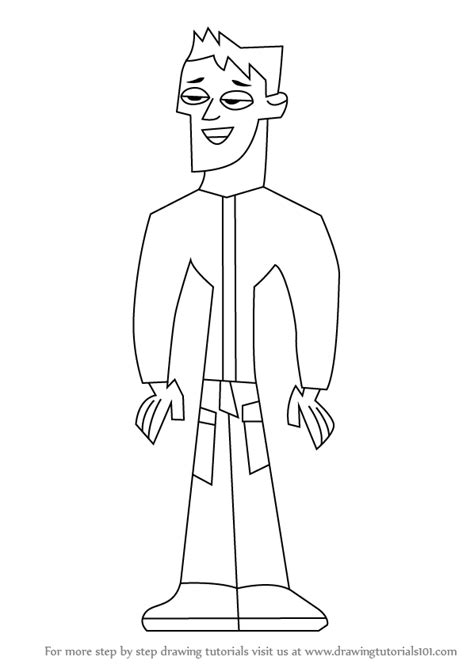 How To Draw Matt From Total Drama Island Total Drama Island Step By