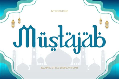 Mustajab Arabic Display Font