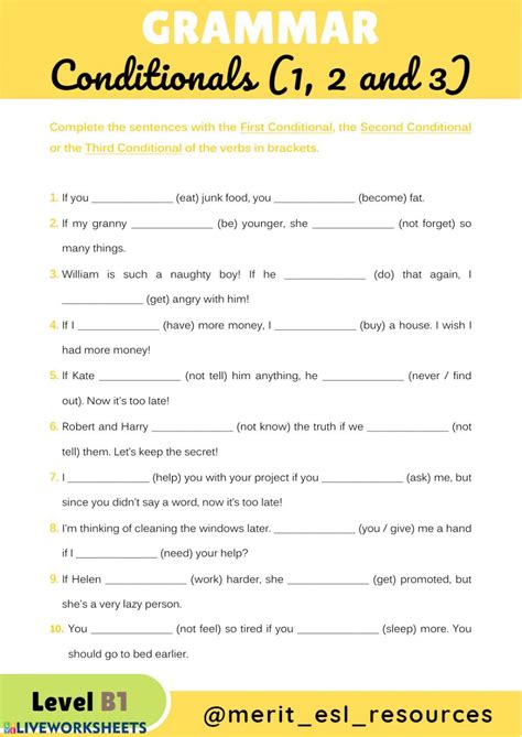 Conditionals Interactive And Downloadable Worksheet You Can Do The