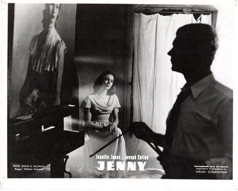 Portrait Of Jennie German Lobby Card AHF Jenny Jennifer Jones Joseph