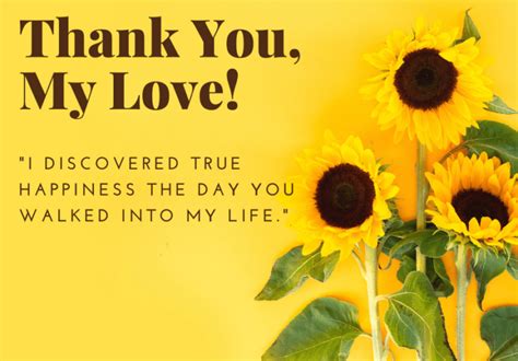 125 Heartfelt Thank You My Love Messages And Quotes