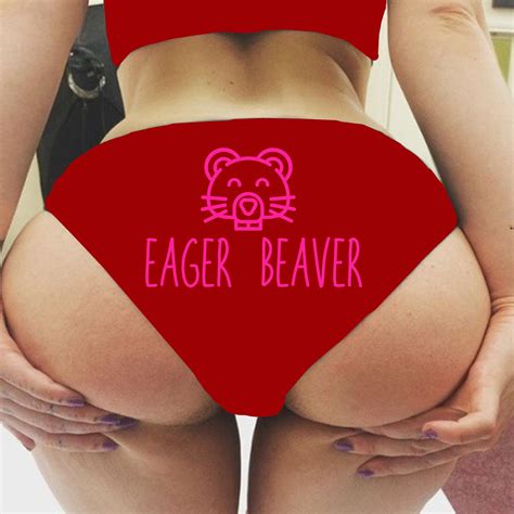 Eager Beaver Panties Sexy Christmas T Funny Naughty Slutty Etsy