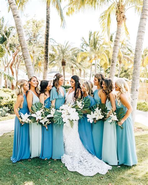 Mumu Weddings On Instagram “loving The Mixed Blue Hues In This