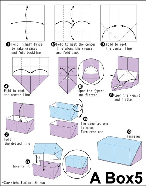 Diagram Origami Diagrams Origami Box Paper Crafts Origami