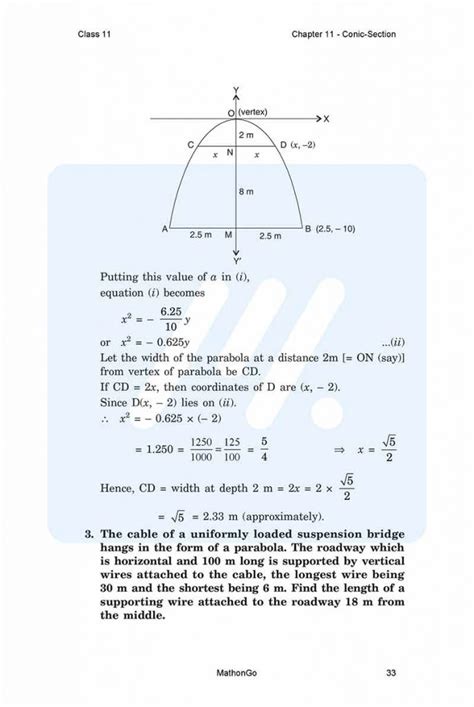 Ncert Solutions For Class 11 Maths Chapter 11 Conic