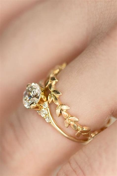 Unique Gold Wedding Rings For Women Addicfashion