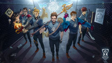 Artstation G2 Poster 2016 World Championship Of League Of Legends