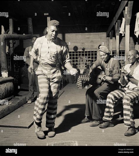 African American Prisoners Play Music And Dance In Their Greene County