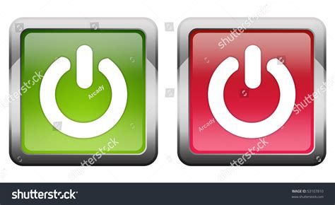 Turn On Off Buttons Stock Photo 53107810 Shutterstock