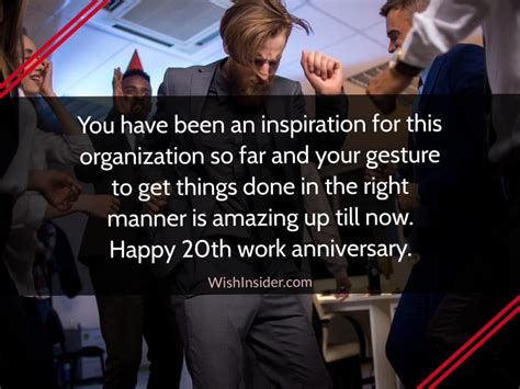 Happy 20th Work Anniversary Wishes And Quotes Wish Insider