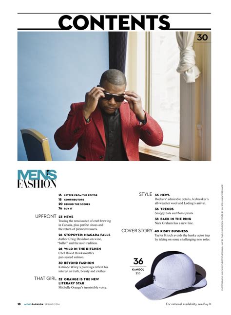 Fashion Magazine Men S Spring 2014 Special Issue