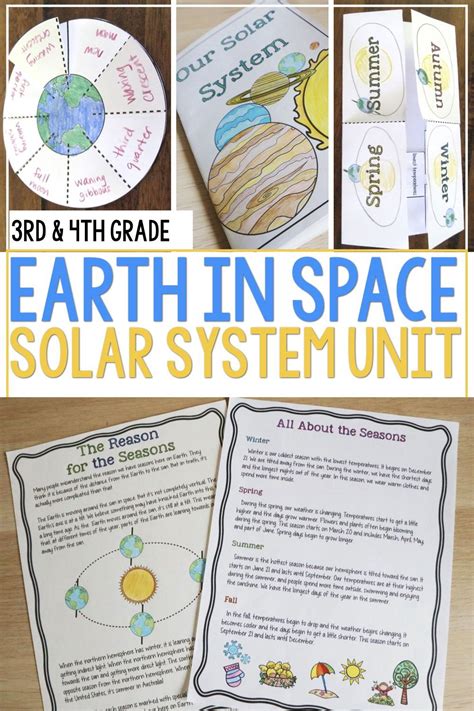 Solar System And Planets Science Unit Planets Activities