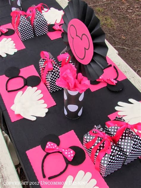 Diy Beautiful Minnie Mouse Party Decoration Ideas Oh My Fiesta In