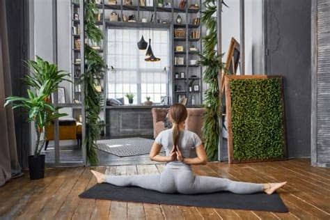 Yoga mat from sunshine yoga. 107 Yoga Room Ideas: Peaceful Surroundings for your ...