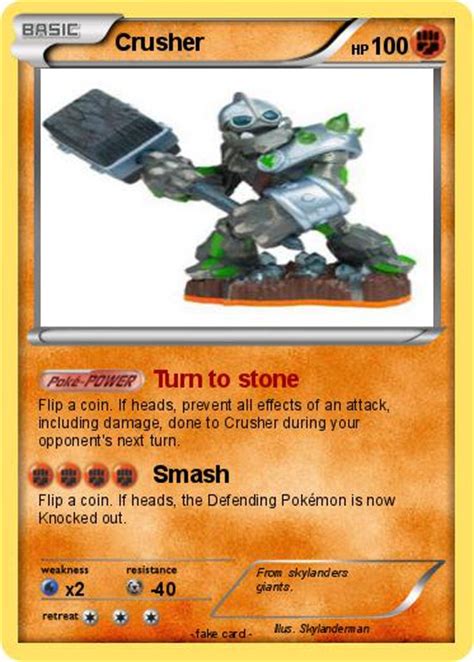 Maybe you would like to learn more about one of these? Pokémon Crusher 287 287 - Turn to stone - My Pokemon Card