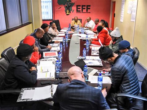 Economic Freedom Fighters On Twitter EFF War Council In Session At The EFF Headquarters Hard