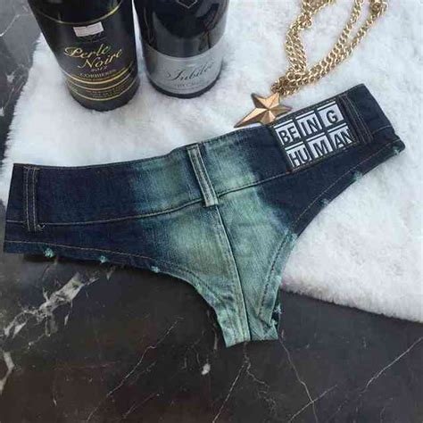 Buy 2018 Summer Hot Sexy Women Booty Cheeky Denim Micro Mini Shorts Low Rise