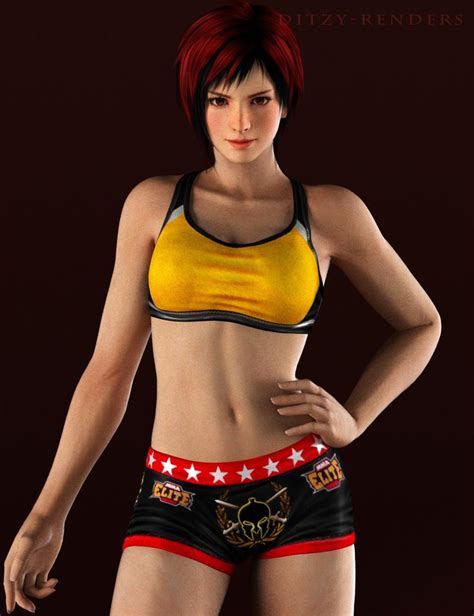 Mila From Dead Or Alive 5 By Ditzyrenders Arte Hola Videojuegos