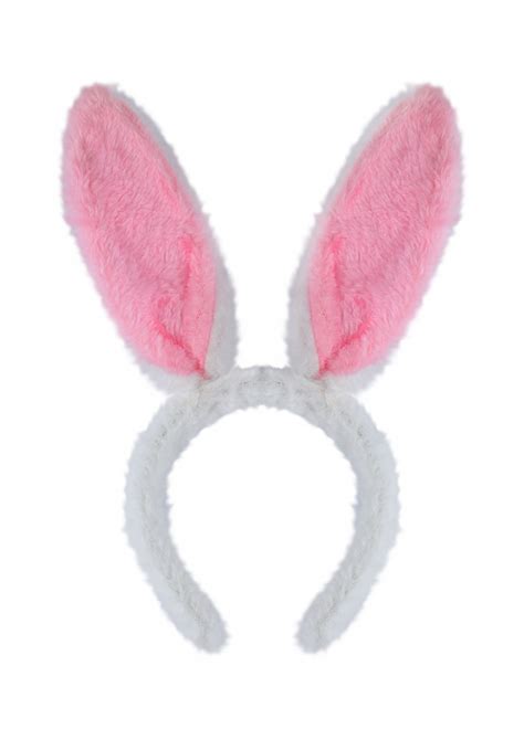 Bunny Ears Headband With Pink Fur 29x23cm Henbrandt Ltd