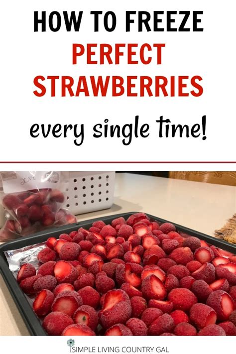 How To Freeze Strawberries Like A Pro