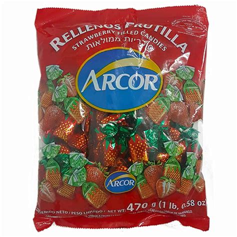 Arcor Strawberry Filled Candies 470g X 12 Benedikt Imports