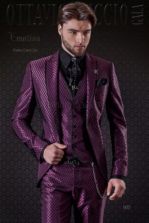 Ongala 1472 0 Purple Prom Suit Purple Suits Wedding Suits Men