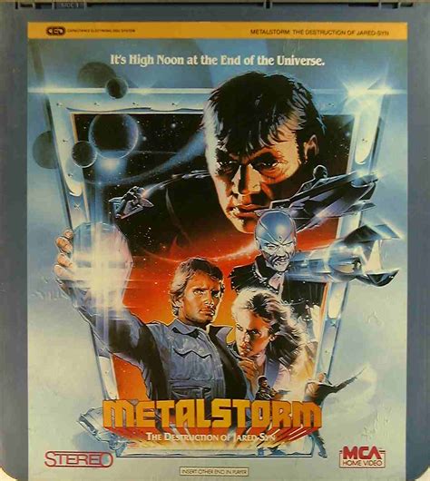 Metalstorm The Destruction Of Jared Syn U Side CED Title Blu Ray DVD