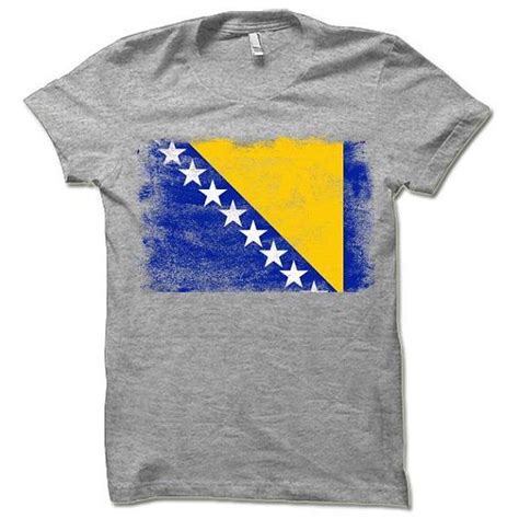 Bosnia And Herzegovina Flag T Shirt Bosnian Flag T Herzegovina