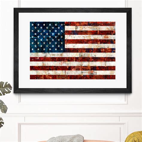 American Flag Art Print By Stella Bradley Giant Art