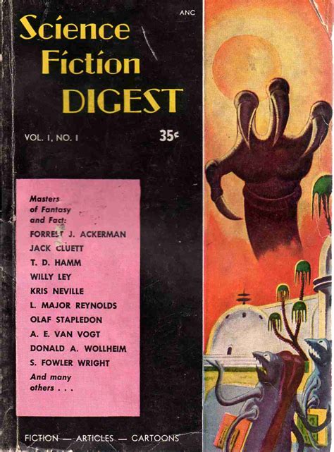 Publication Science Fiction Digest Vol 1 No 1 1954
