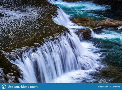 Waterfall Strbacki Buk On Una River Stock Image Image Of Park River