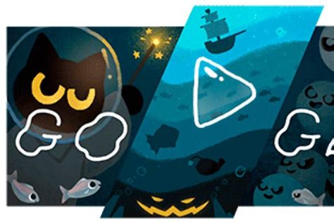 It is not just a beautiful design of the launch page of the search engine, they contain. New Google game for Halloween: do magic with the cat to defeat the ghosts - MeTimeTech