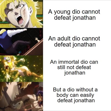 Dio Without His Body Is The Strongest Rshitpostcrusaders Jojos