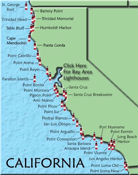 Map Of California Coast Beaches PIMPHOMEE