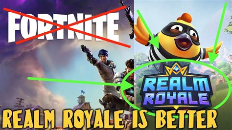 Top 5 Reasons Why Realm Royale Is Better Than Fortnite Youtube