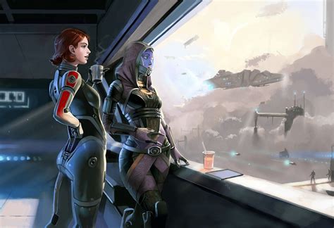 Tali Zorah Mass Effect Shepard Tali 1788601 Hd Wallpaper