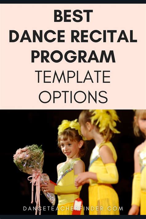 Best Dance Recital Program Template Options In 2021 Best Dance Dance
