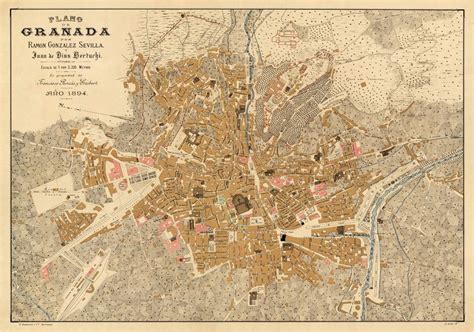 Map Of Granada Province Spain Secretmuseum