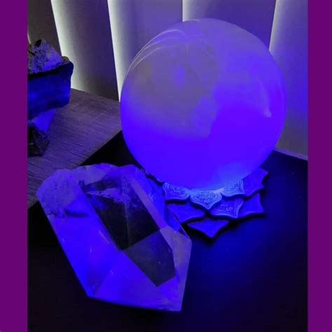 Selenite Sphere Crystal Ball Pineal Crescent