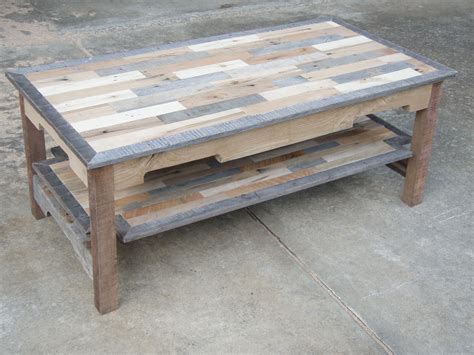 Hand Made Reclaimed Pallet Wood Coffee Table By All For Knot