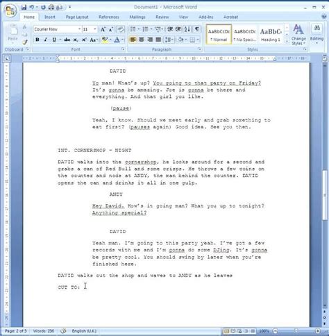 How To Format Your Script Movie Scripts Video Storyboard Film School