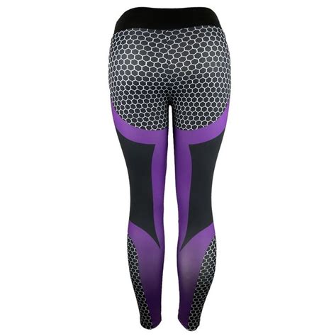 honeycomb printed yoga pants women push up professional running fitness gym sport leggings tight