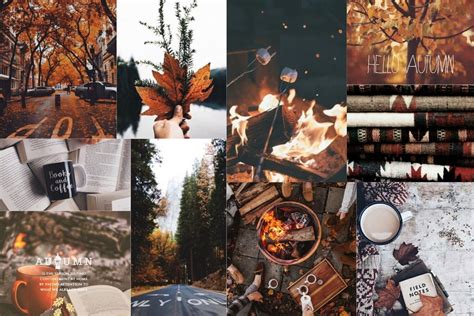 Autumn Desktop Collage Wallpapers Wallpaper Cave